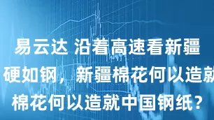 易云达 沿着高速看新疆｜轻如纸、硬如钢，新疆棉花何以造就中国钢纸？